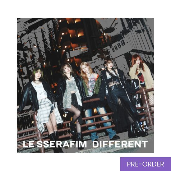 {PRE-ORDER} LE SSERAFIM - Japan 4th Single [DIFFERENT] (Regular Edition)